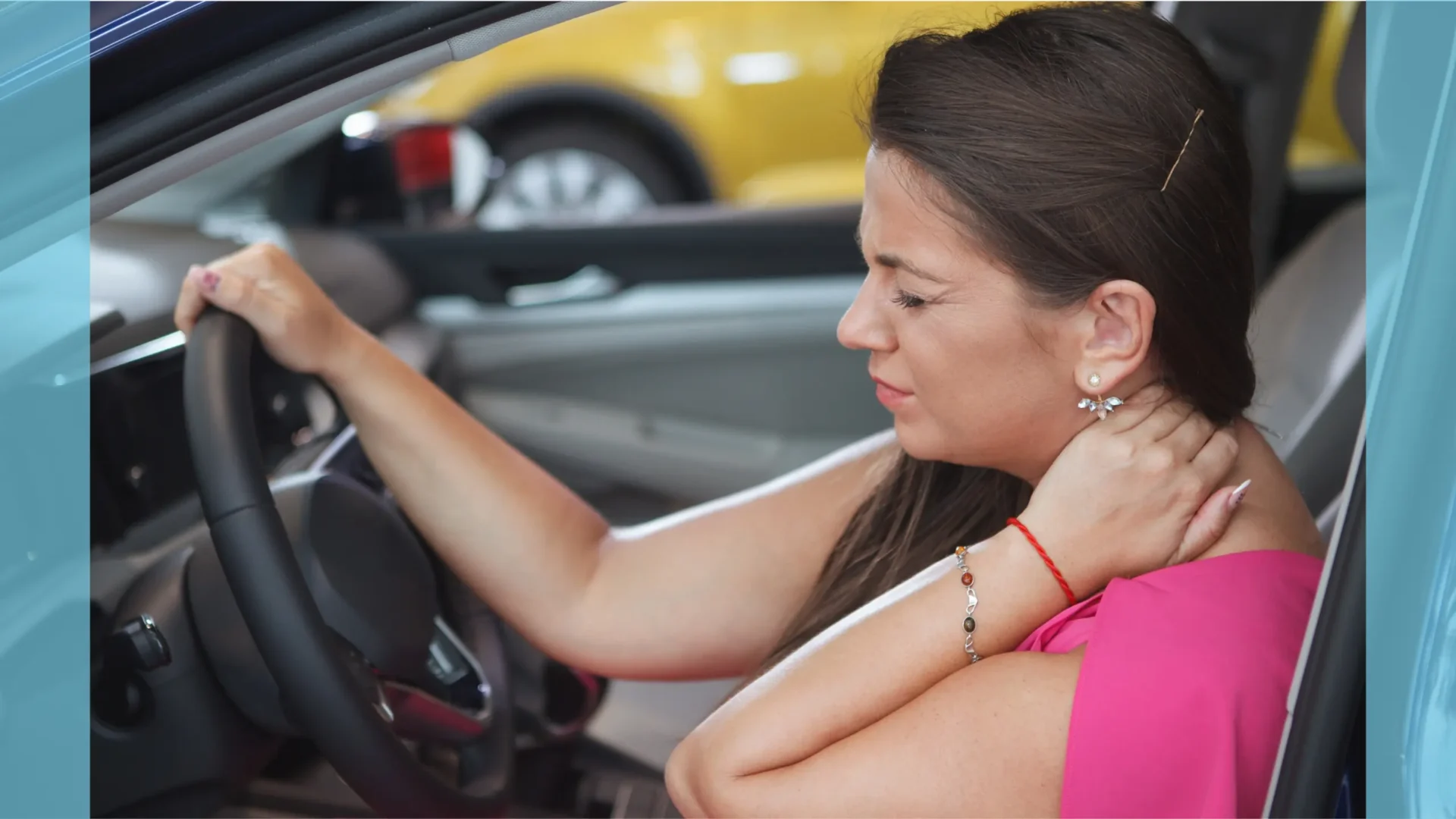 Neck pain after a car accident