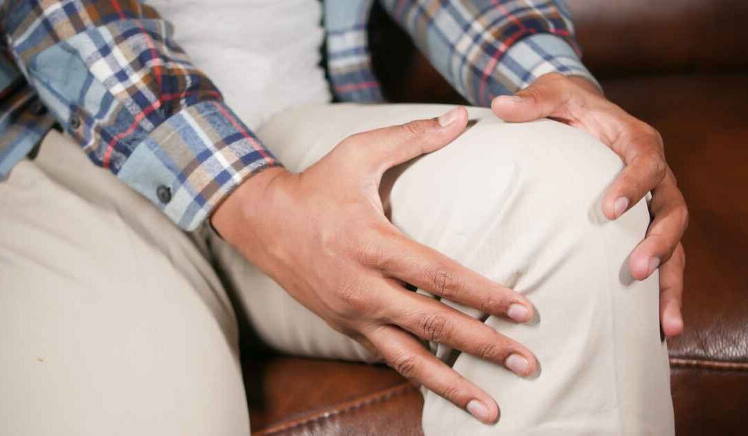 A patient’s knee with persistent knee pain beyond normal aging