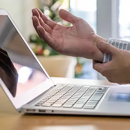 Carpal tunnel is a common condition we treat at Premier Pain Management Arizona. This condition is often a result of repetitive computer work.