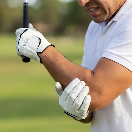 Golfer's elbow pain treatment at Premier Pain Management can help you get back on the green. We have a treatment team near you with 3 locations: Phoenix, Mesa, and Queen Creek.
